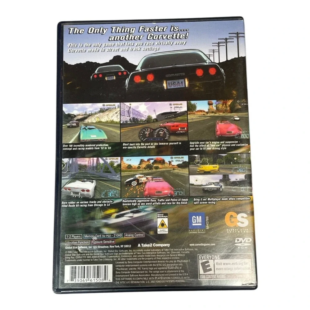 Corvette Global Star Software PlayStation 2 Video Game